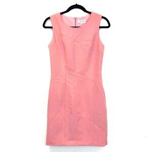 Amy Matto Size 2 Blush Pink Sleeveless Sheath Mini Dress Italy